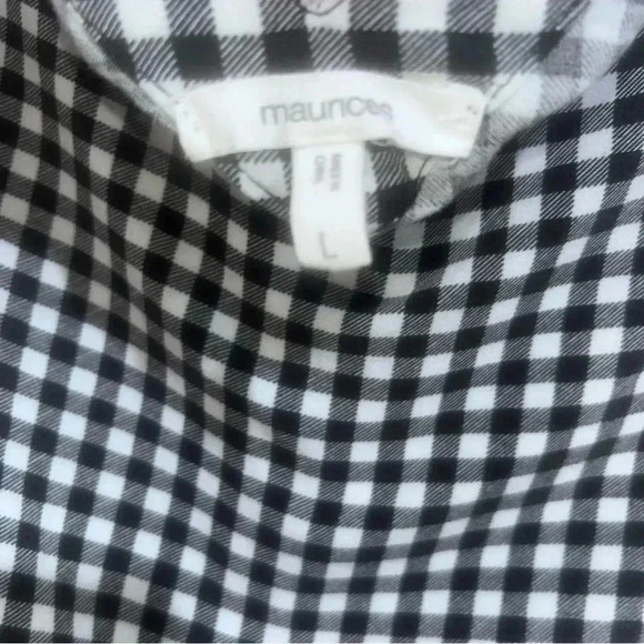 Maurices checkered board women’s top - Picture 2 of 4